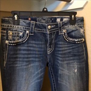 Miss Me Bootcut bling jeans size 27